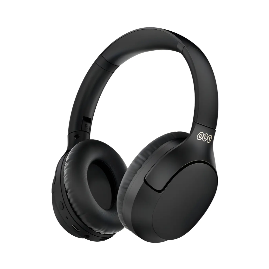 QCY H2 Pro — Audífonos Over-Ear Bluetooth 5.3 | Driver 40mm | Modo Bass | Gaming 0.068s Latencia | ENC | 70 Hrs Batería | Plegable